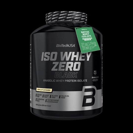 Biotech USA Iso Whey Zero Black Protein Whey with Creatine Gluten & Lactose Free with Flavor Vanilla 1.816kg