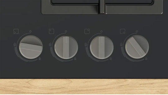 Bosch Serie 4 Natural Gas Cooktop Autonomous 59x52εκ.