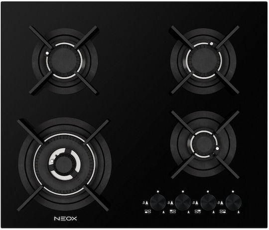 Neox Erdgas-Kochfeld Autonom 60x51εκ.