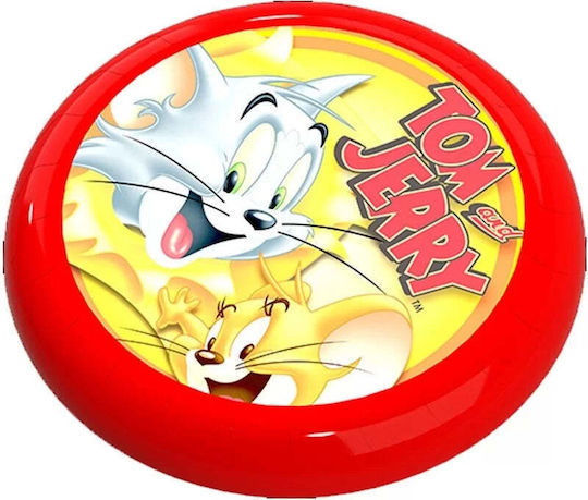 Warner Bros Tom & Jerry Tom & Jerry Frisbee Plastic with Diameter 20 cm Red