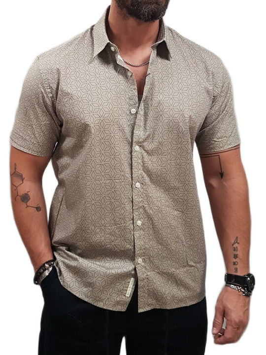 Rebase Hemd Taupe, Beige