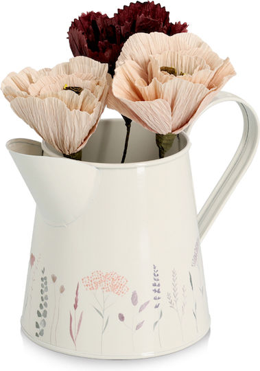 Διακοσμητική Κανάτα Φ10.5x14 Z-l Flowers 19404 Φ10.5x14