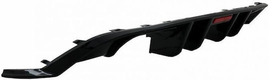 Rear Bumper Diffuser VW Golf VII 7.5 17-20 Facelift R-look Black Glossy LED Stop Light