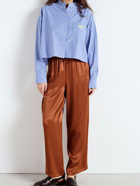 Women's Long Sleeve Shirt Aqua