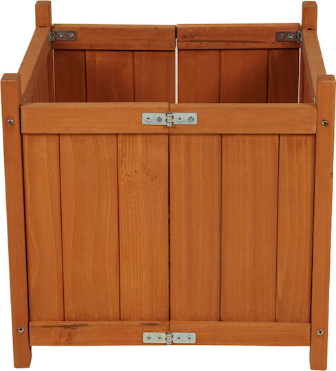 Bakaji Ζαρντινιέρα Ξύλινη 38x38x35εκ.
