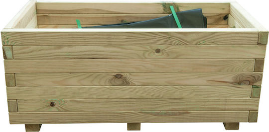 Ecoshadow Planter Box Wooden Natural Color 40cm.