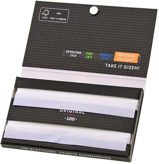 Gizeh Original Cigarette Rolling Papers Double 100 sheets 20pcs