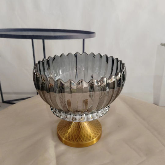 Karvounis Decorative Bowl Transparent 22x21cm