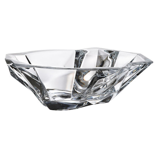 Bohemia Angles Dekorative Schüssel Kristall Transparent 21x21cm 1Stück Bohemia Angles Dekorative Schüssel Kristall Transparent 21x21cm 1Stück