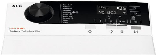 AEG 7000 Prosteam® Top Loading Washing Machine 7kg with Steam Technology 1300 Rounds ProSteam LTR7E373AE