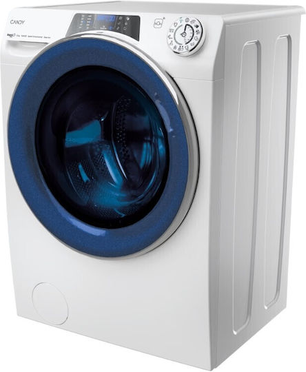 Candy Washing Machine 12kg with Steam Technology 1400 Rounds Snap & Wash RP 4126BWMUC-S