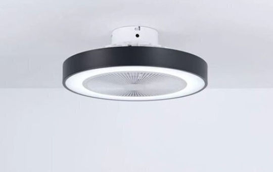 Home Lighting Marco Затворен Тип (Плафон) 50см с Магазин за онлайн търговия с Мегапикселови Обективи Черен