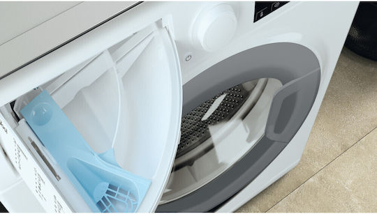 Whirlpool Πλυντήριο Ρούχων 7kg με Τεχνολογία Ατμού 1200 Στροφών 6th Sense WRSB 7259 WS EU