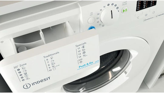 Indesit Πλυντήριο Ρούχων 6kg 1200 Στροφών BWSA 61294 W EU N