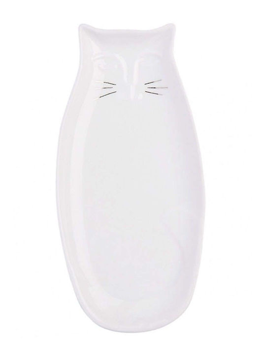Raeder Wonderland Cat Διακοσμητική Πιατέλα Πορσελάνης Λευκή 5x10εκ. Raeder Wonderland Cat Διακοσμητική Πιατέλα Πορσελάνης Λευκή 5x10εκ.