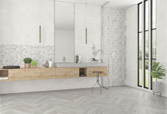 Kai Group Infinity Πλακάκι Τοίχου Εσωτερικού Χώρου Κεραμικό Ματ 50x20cm Γκρι