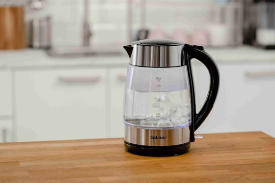 Zelmer ZCK8011 Βραστήρας 1.7lt 2200W Ασημί