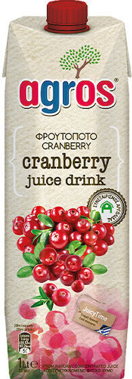 Agros Φρουτοποτό Cranberry 1000ml