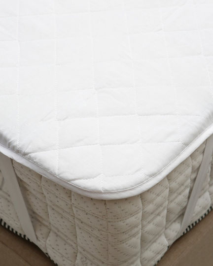 Sidirela Protective Cover Queen with Skirt Ultra White 160x200+30cm