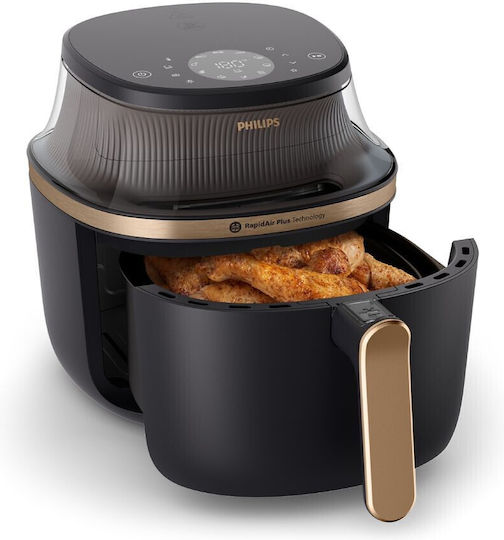 Philips Air Fryer 7.2lt Μαύρο NA342/00