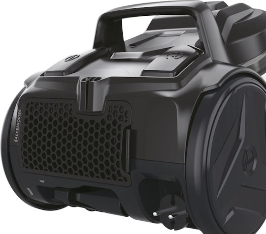 Hoover HP105HM 011 Прахосмукачка 700W С контейнер 2лт Черна
