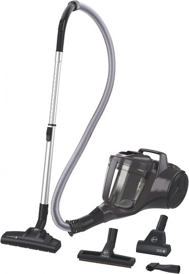 Hoover HP120PET 011 Прахосмукачка 700W С контейнер 2лт Черна