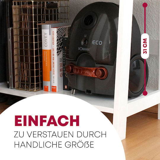 BS 9019 CB N Staubsauger 700W Eingetütet 1Es Gray