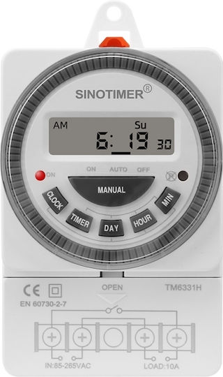 Sinotimer Aparat de Măsură pentru Panou Electric Digital Monofazat