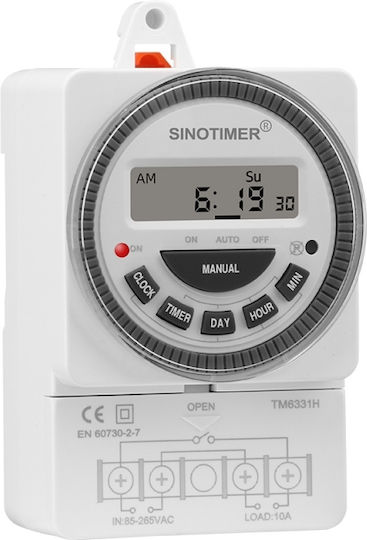 Sinotimer Aparat de Măsură pentru Panou Electric Digital Monofazat