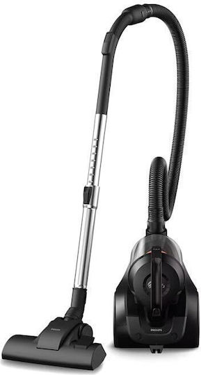 Philips 1000 Series Staubsauger 800W Beutellos 1.3Es Schwarz