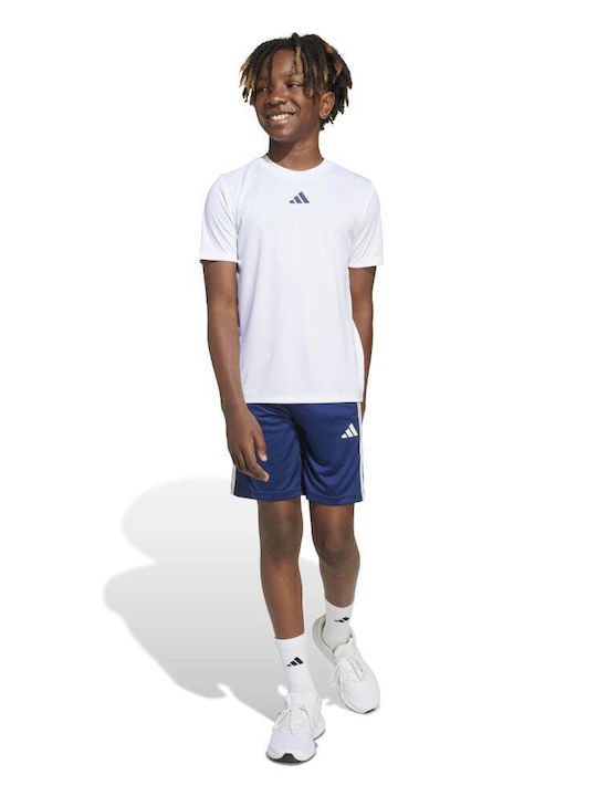 Kids' Set with Pants Summer 2pcs White Essentials 3-Stripes