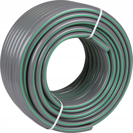 Furtun de grădină premium ranforsat, diametru 1/2", 30 m, protecție UV, presiune 8 bari, 4 straturi