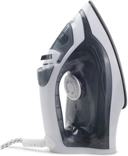 Hausberg Dampfbügeleisen 2200W mit Keramiksohle und kontinuierlicher Dampfabgabe 12g/min