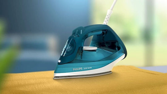 Philips 2000 Series Σίδερο Ατμού 2000W με Κεραμική Πλάκα και Συνεχόμενη Παροχή Ατμού 25gr/min