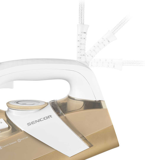 Sencor SSI 8310GD Steam Iron 3200W with Ceramic Plate and Continuous Steam Supply 45g/min