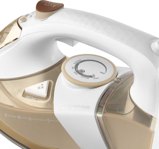 Sencor SSI 8310GD Steam Iron 3200W with Ceramic Plate and Continuous Steam Supply 45g/min