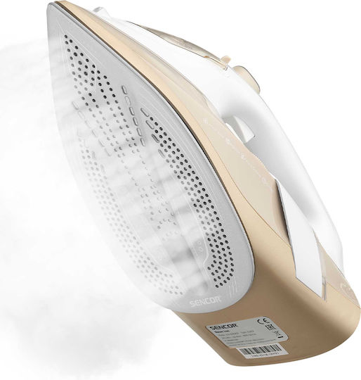 Sencor SSI 8310GD Steam Iron 3200W with Ceramic Plate and Continuous Steam Supply 45g/min