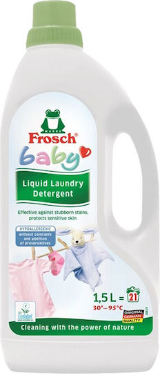 Frosch Liquid Detergent for Sensitive Clothes 1.5lt (21 Measuring Cups)