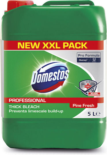 Domestos Professional Bleach Gel with Scent Pine Fresh 5lt