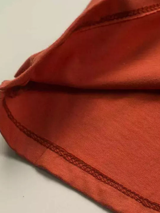 Kids' Set with Shorts Summer 2pcs Orange - Gray