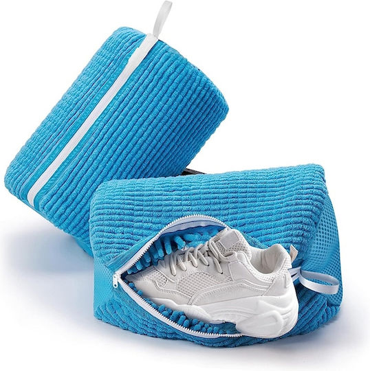 Set Saci de Spălat Încălțăminte Tecos 39x19x9 cm Albastru Protecție Anti-șoc Ideal pentru Mașina de Spălat