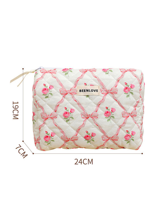 Set 3 "been Love" Genți Organizatoare Cosmetice Cracos Design Floral Romantic Mărimi Multiple Ideal pentru Depozitare în Bagajul de Călătorie