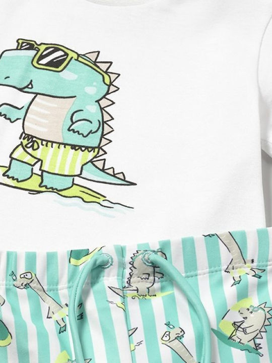 Kids' Set with Shorts Summer 2pcs Green