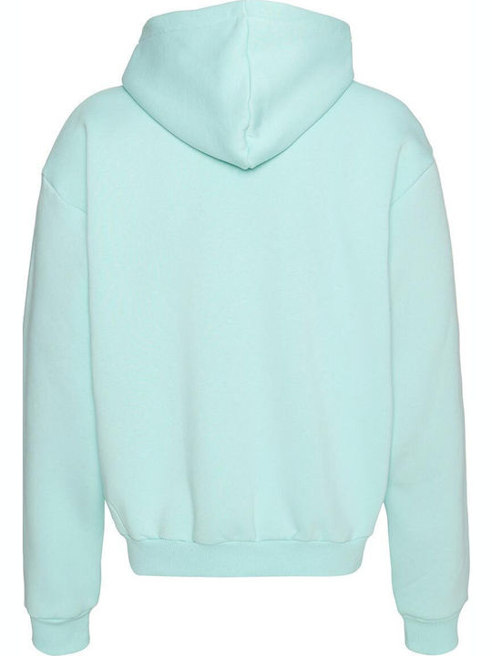 Signature Ζακέτα με Κουκούλα Light Blue