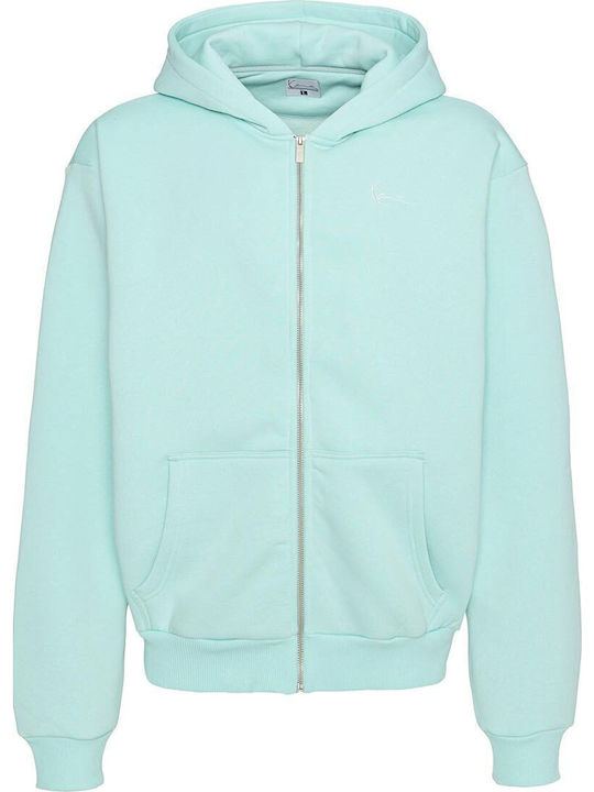 Signature Ζακέτα με Κουκούλα Light Blue