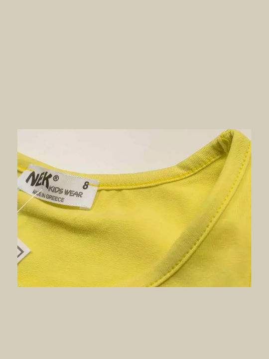 Kids' Set with Leggings Summer 2pcs Lemon