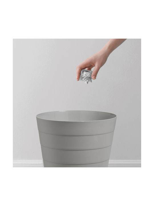 Waste Bin Waste Plastic Gray 13.5lt 1pcs