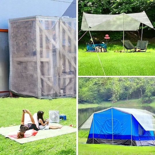 Waterproof Tarpaulin 100gr/m² 4x4m. Light Type Transparent