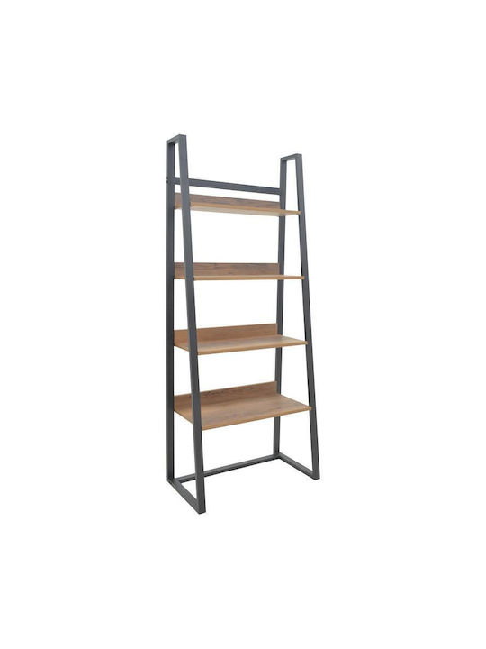 Bibliotecă Ryder Nuc-Maro 75x36x185 cm