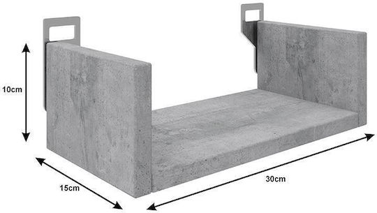 Wandregal Derva Eiche 30x15x10cm